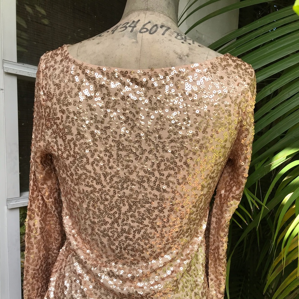 J.C Crew Sequence Top Very Good Cond Small Boho - image 3